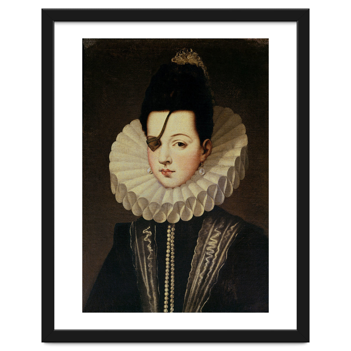 'Ana de Mendoza, Princess of Eboli', 16th century. ALONSO SANCHEZ COELLO. PASTRANA DUQUESA DE.