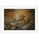 Corrado Giaquinto / 'La Santísima Trinidad, la Virgen y santos', 1755-1756, Italian School. thumbnail