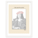 Young Man with an Apple (1505) – Raphael (ascii art) thumbnail