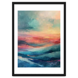 Ethereal Abstract Mountain Mist Painting thumbnail