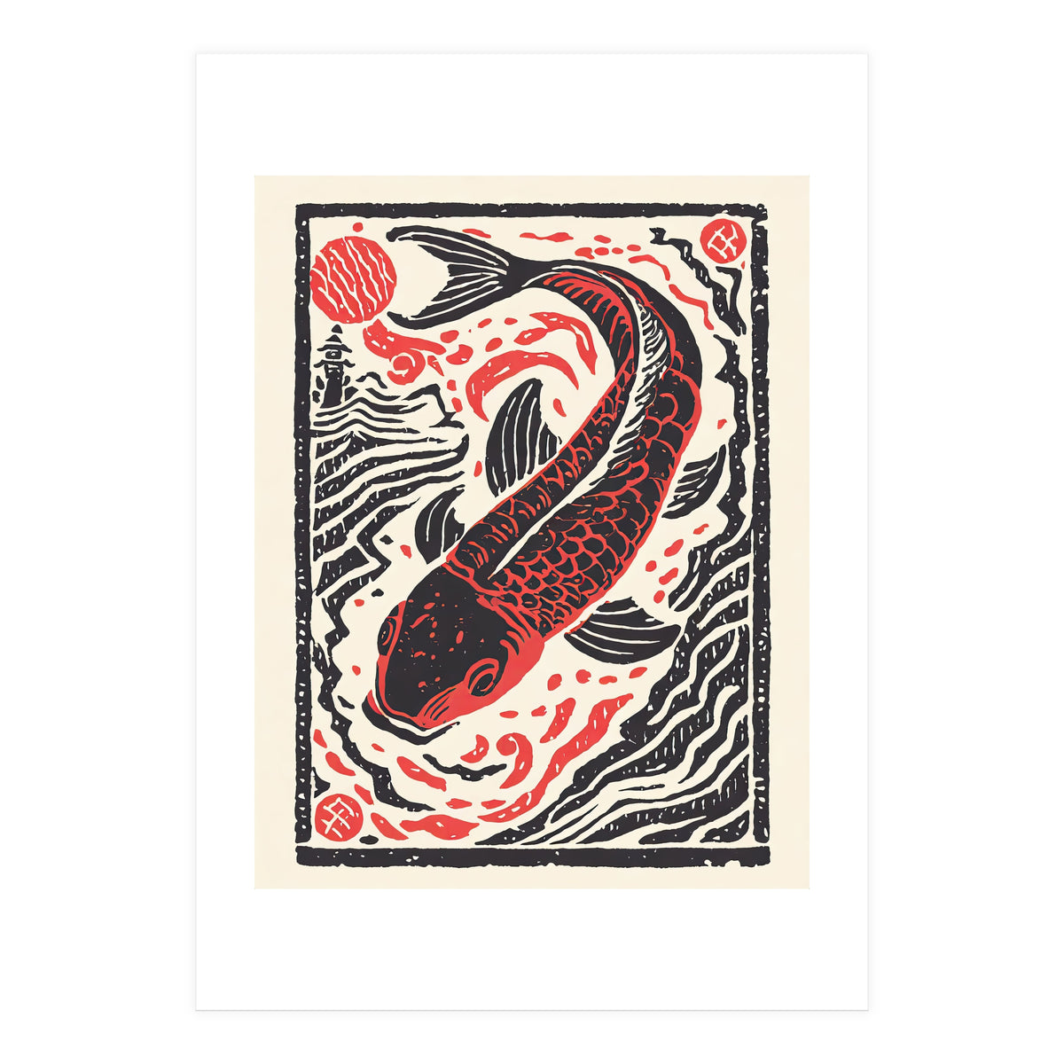 Koi Carp (Print Only)