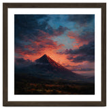 Majestic Mountain Peak at Sunset thumbnail