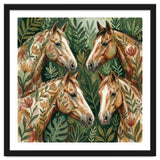 Majestic Floral Horses thumbnail