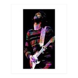 Eric Clapton American Rock and Blues Guitarist in Colorful (Print Only) thumbnail