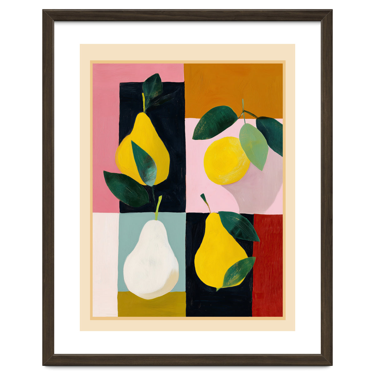 Modern Pears Still Life I