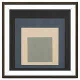JOSEF ALBERS - HOMAGE TO THE SQUARE BEIGE GREY BLACK HIGH RESOLUTION thumbnail