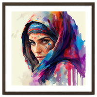 Vivid Veil Side Portrait