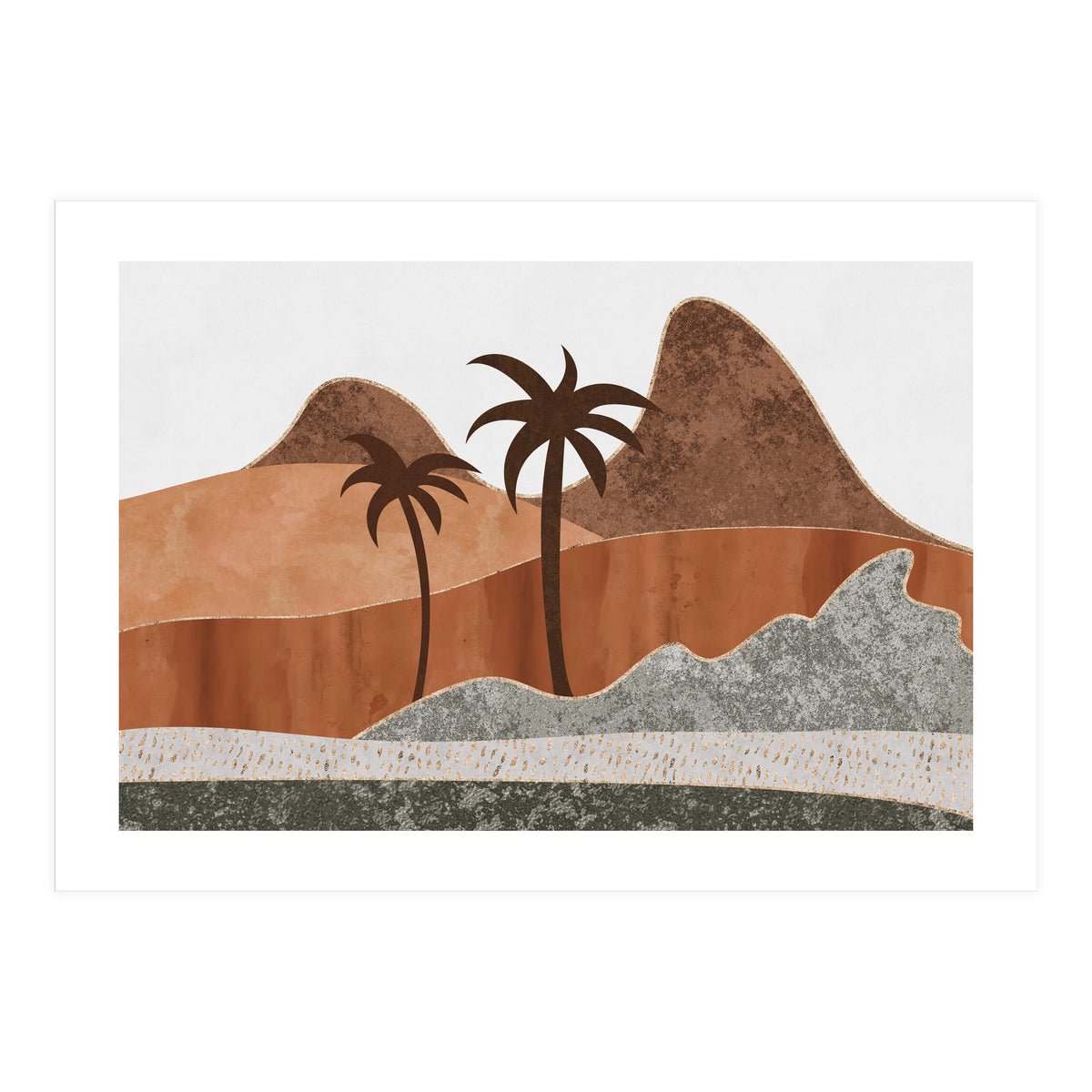 Abstract Landscape Desert Dream (Print Only)