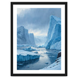 Majestic Arctic Icebergs and Glacial Valley thumbnail