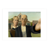 American Gothic - Grant Wood - Selfie (Print Only) thumbnail