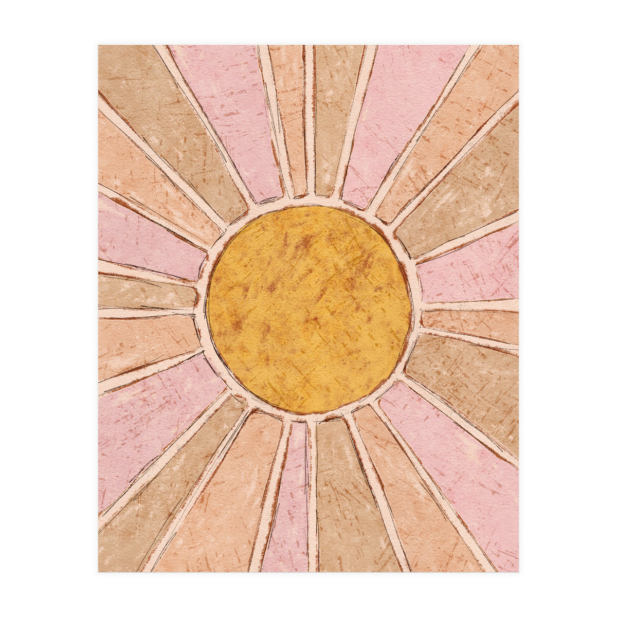 Seventies Retro Sunshine (Print Only)