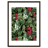 Banano Leaves Dark Jungle Red thumbnail