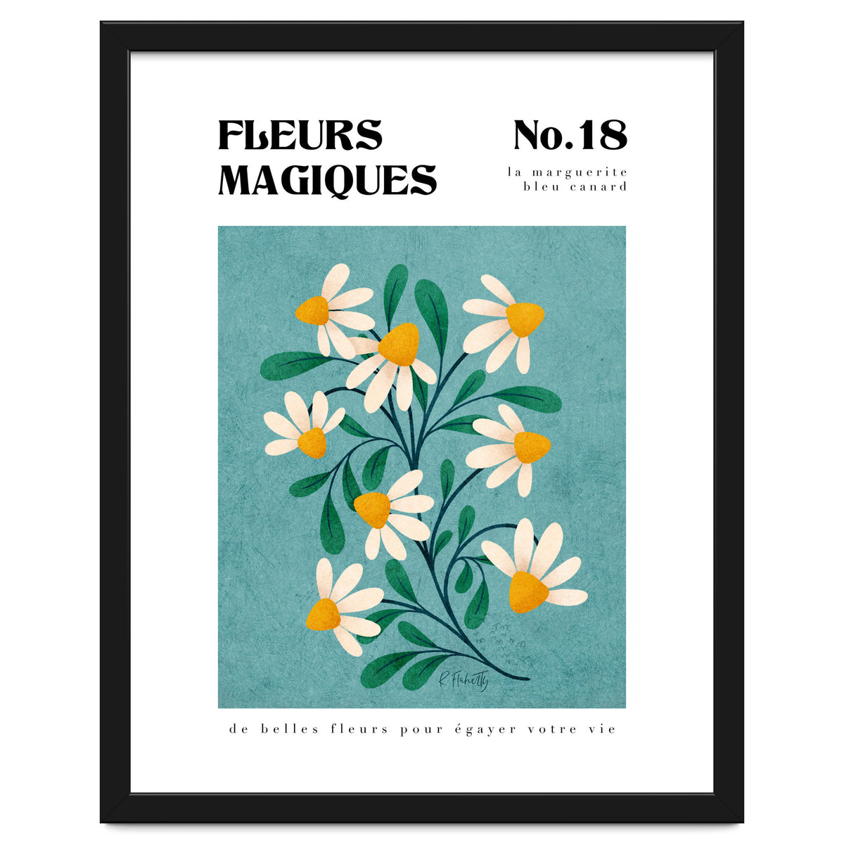 Magical Flowers No.18 Duck Egg Daisies