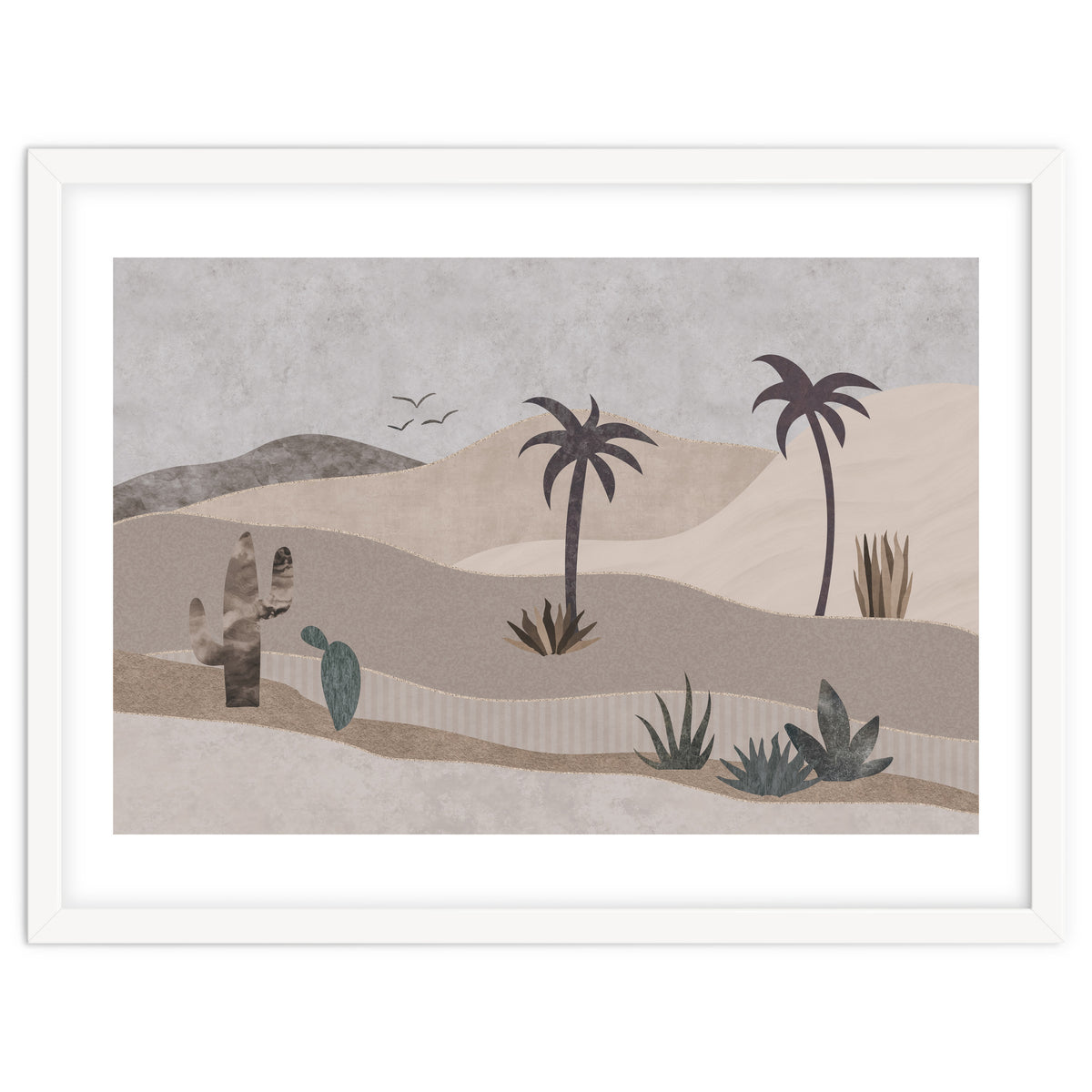 Abstract Landscape Calm Oasis