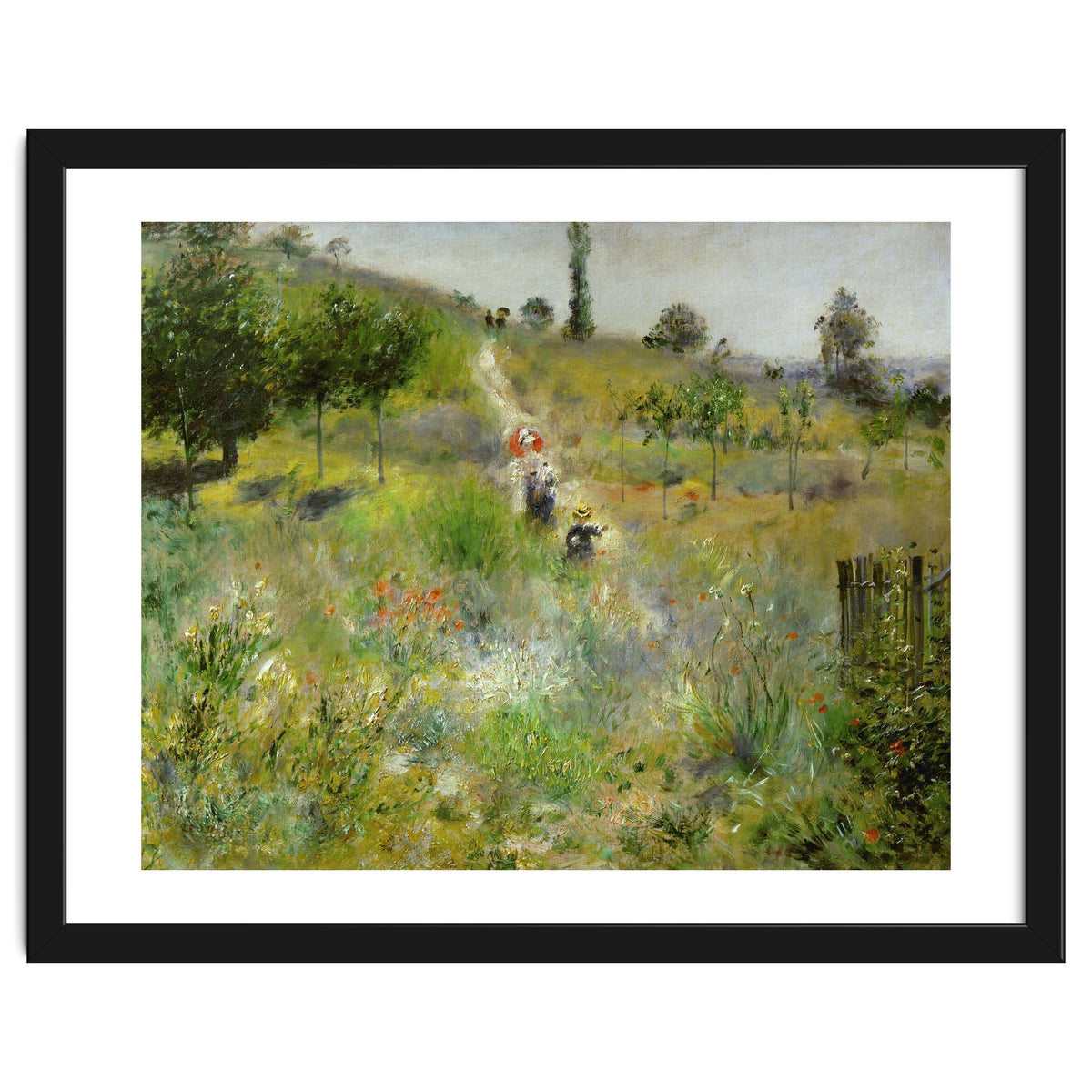 Chemin montant dans les hautes herbes. Oil on canvas (around 1875) 60 x 74 cm R. F. 2581.