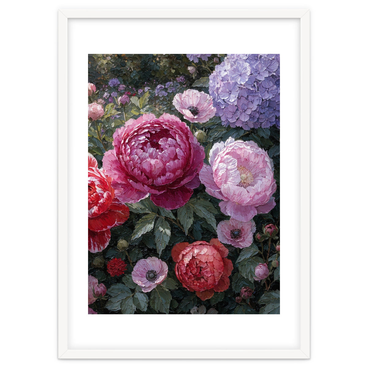Overflowing Abundance: A Textural Impasto Oil Painting