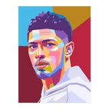 Jude Bellingham pop art portrait (Print Only) thumbnail