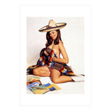 Sexy Pinup Mexican Girl (Print Only) thumbnail
