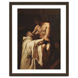 Francisco Ribalta / 'Christ Embracing Saint Bernard', ca.  1626, Spanish School, Oil on canvas. thumbnail