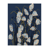Linocut flower meadow blue (Print Only) thumbnail