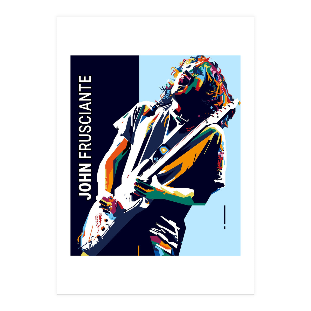 John Frusciante Style WPAP (Print Only)