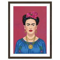Frida Kahlo Portrait Illustration