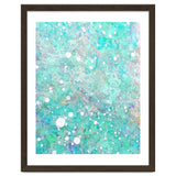 Blue Green Dreamy Marble, Minimal Abstract Pastel Graphic Design Eclectic Bohemian Painting Texture thumbnail