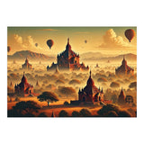 Vintage Bagan Poster, Myanmar (Print Only) thumbnail