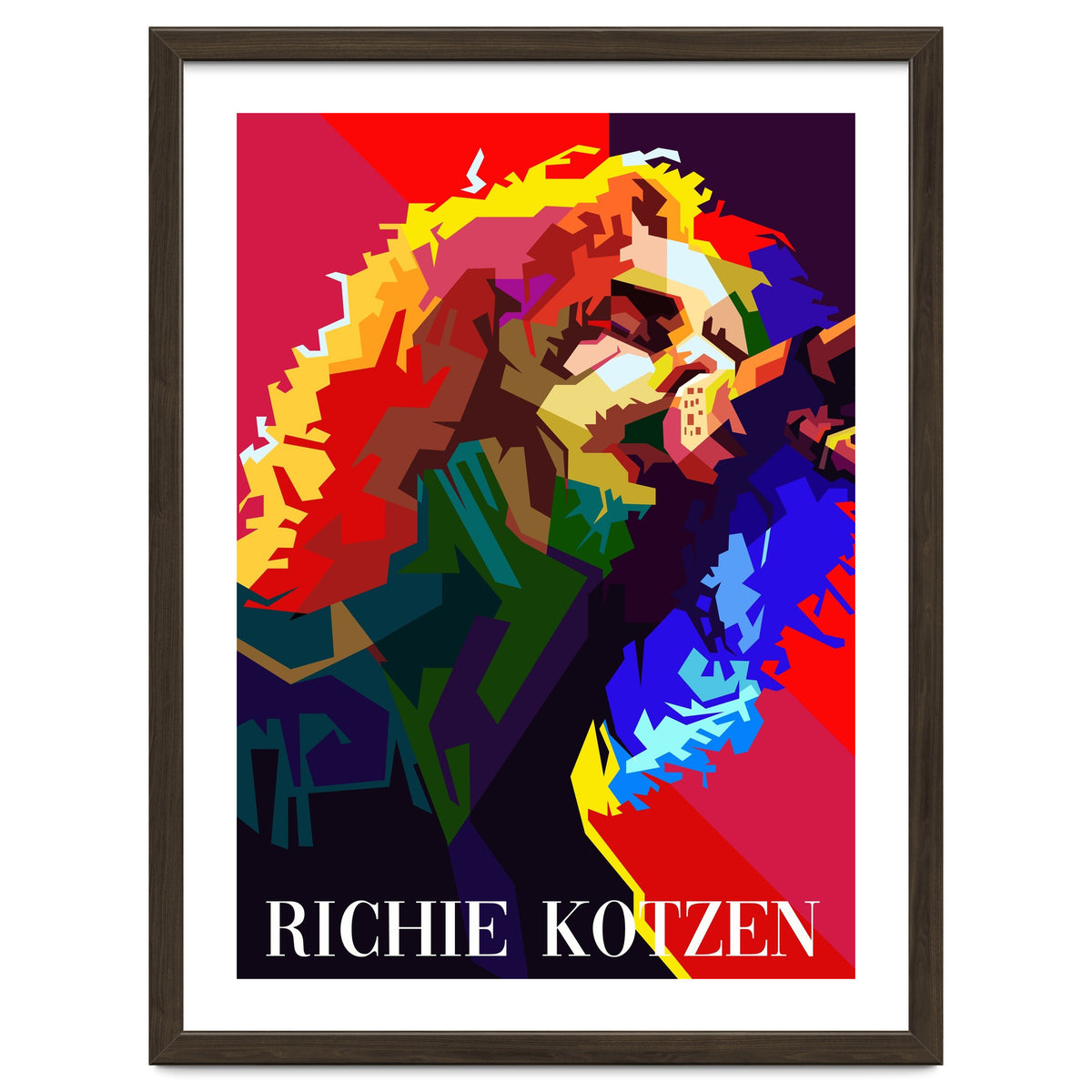 Richie Kotzen American Guitarist Singer Pop Art WPAP