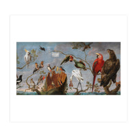 Frans Snyders / 'Concert of the Birds', 17th century, Flemish School, Oil on canvas. (Print Only)