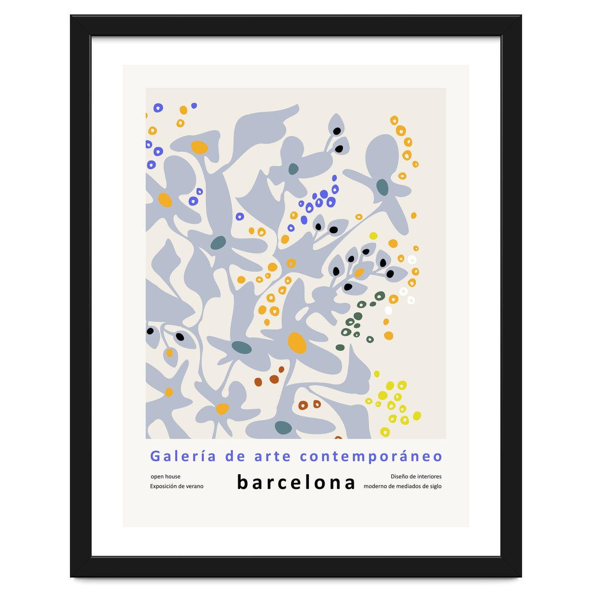 Contemporary art gallery Barcelona design and interior