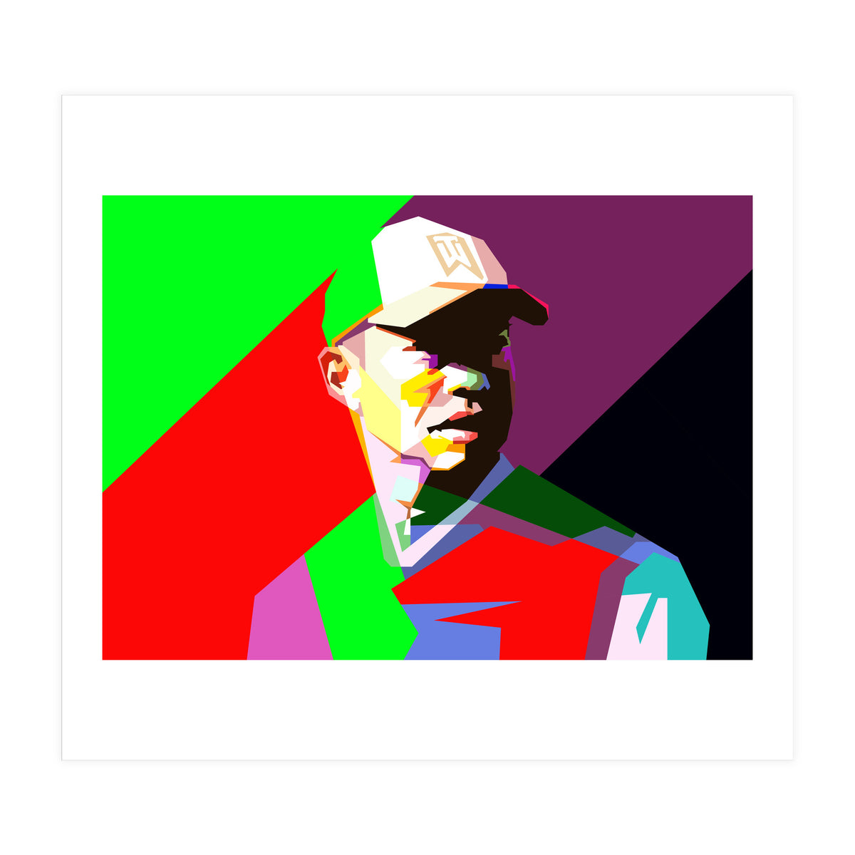 Tiger Woods Golf Legendary Pop Art WPAP (Print Only)