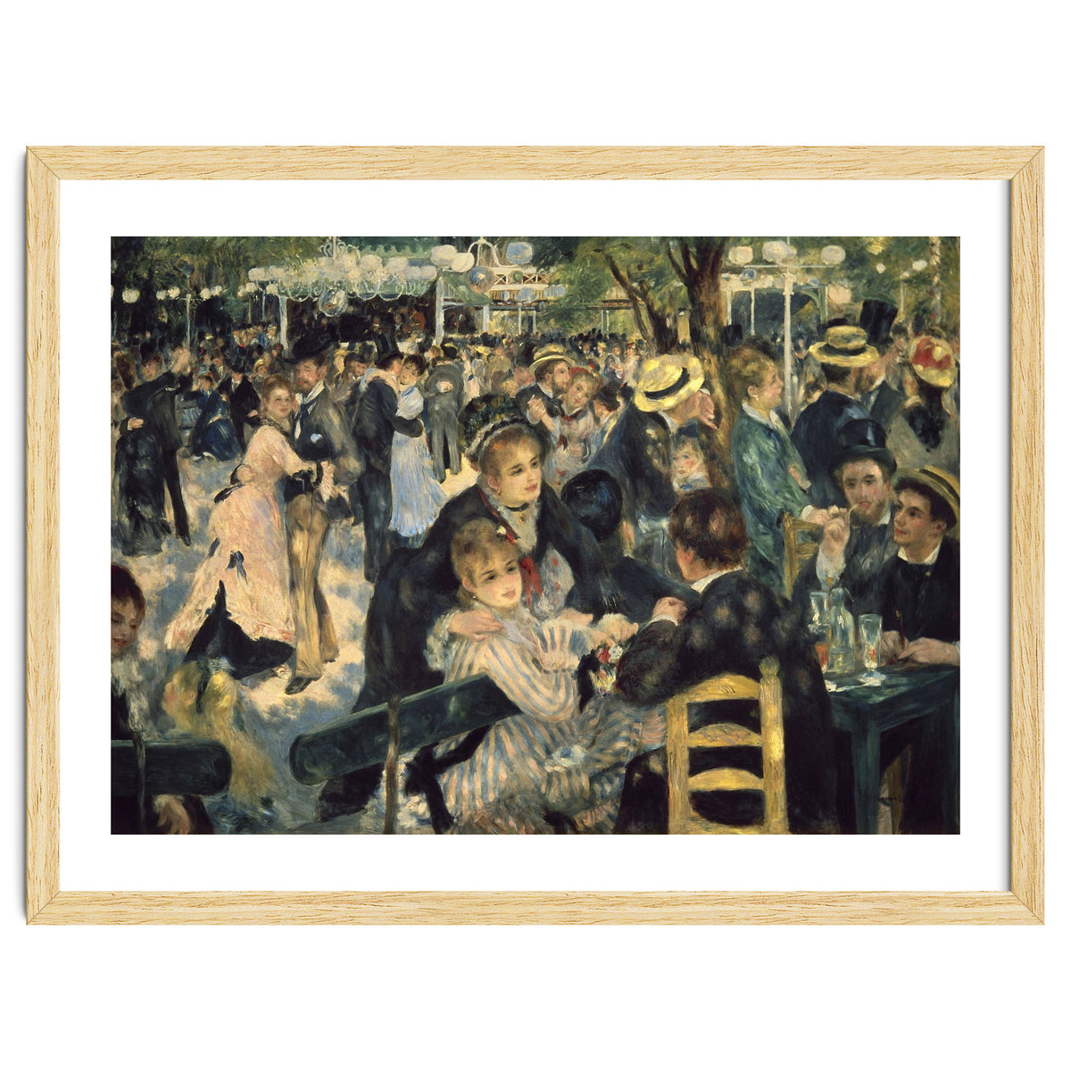 'Dance at Le moulin de la Galette', 1876, Oil on canvas, 131 x 175 cm.