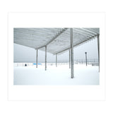 Sunshade site in the winter beach (Print Only) thumbnail