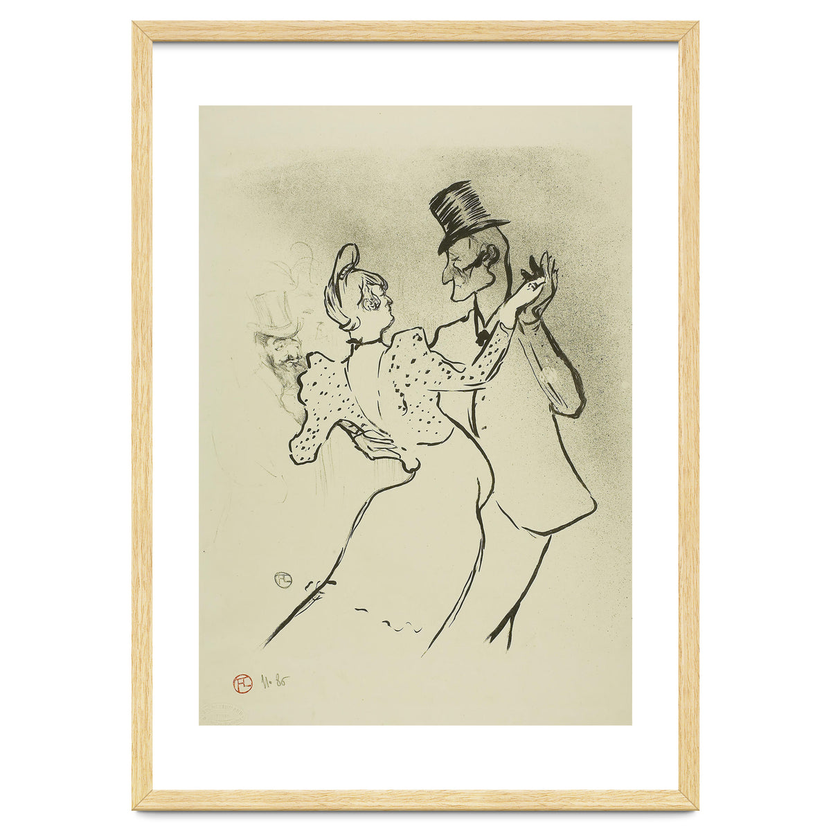 La Goulue. Henri de Toulouse-Lautrec; French, 1864-1901. Date: 1894. Dimensions: 308 × 254 mm (im...