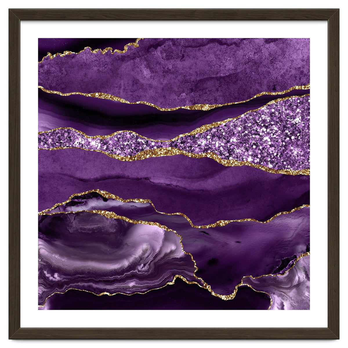 Agate Glitter Ocean Texture 01