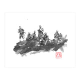Bench Of Samurais (Print Only) thumbnail