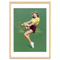 Pinup Tennis Player