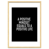 A positive mindset equals to a positive life thumbnail