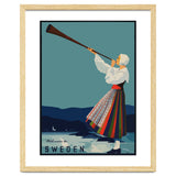 Sweden, Woman With Alp Horn thumbnail