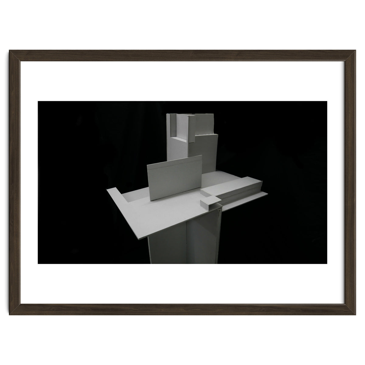 Architectural Model Grey Cardboard