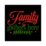 Family Gathers Here  (Print Only) thumbnail