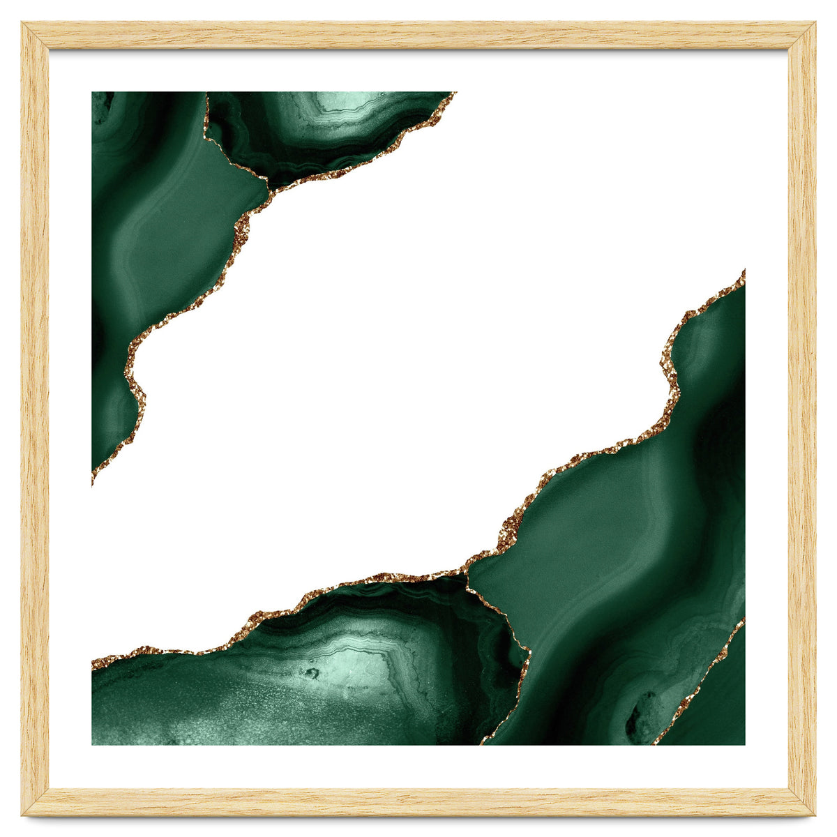 Emerald & Gold Agate Texture 16