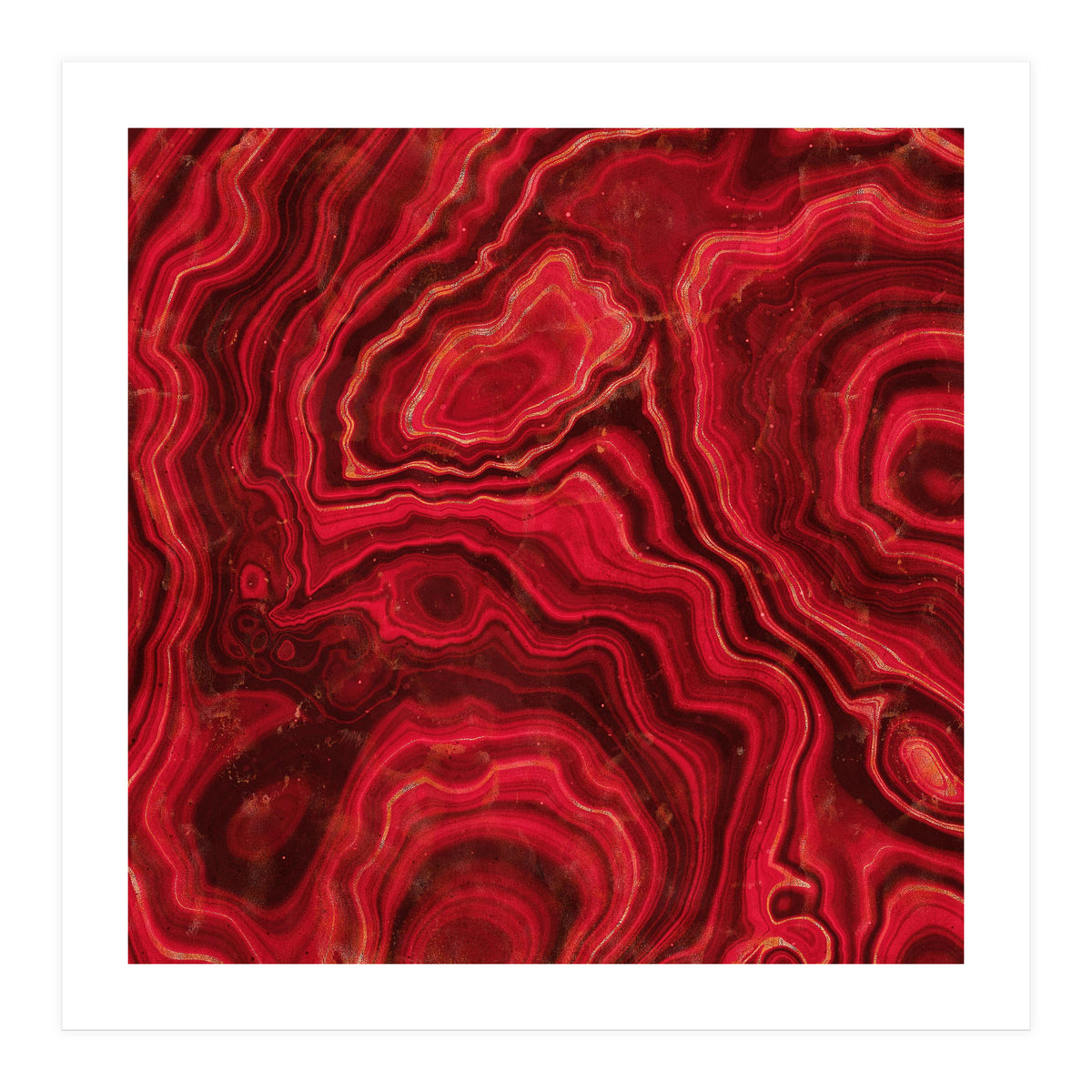 Red Agate Texture 02 (Print Only)