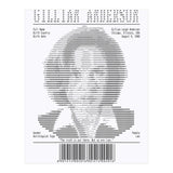 Receipt Art Gillian Anderson (Print Only) thumbnail