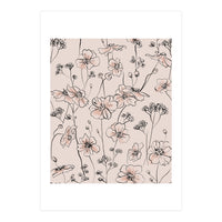 Wild Roses Floral Pattern (Print Only)