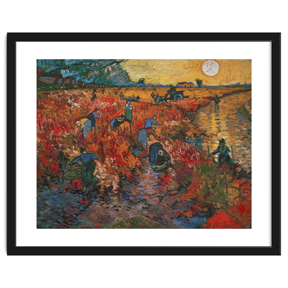 The red Vineyard at Arles,1888. Canvas,73 x 91 cm.