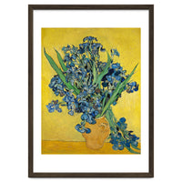 Irises. Date: May 1890, Saint-Rémy-de-Provence. Dimensions: 92.7 cm x 73.9 cm, 111.5 cm x 92.9 cm.