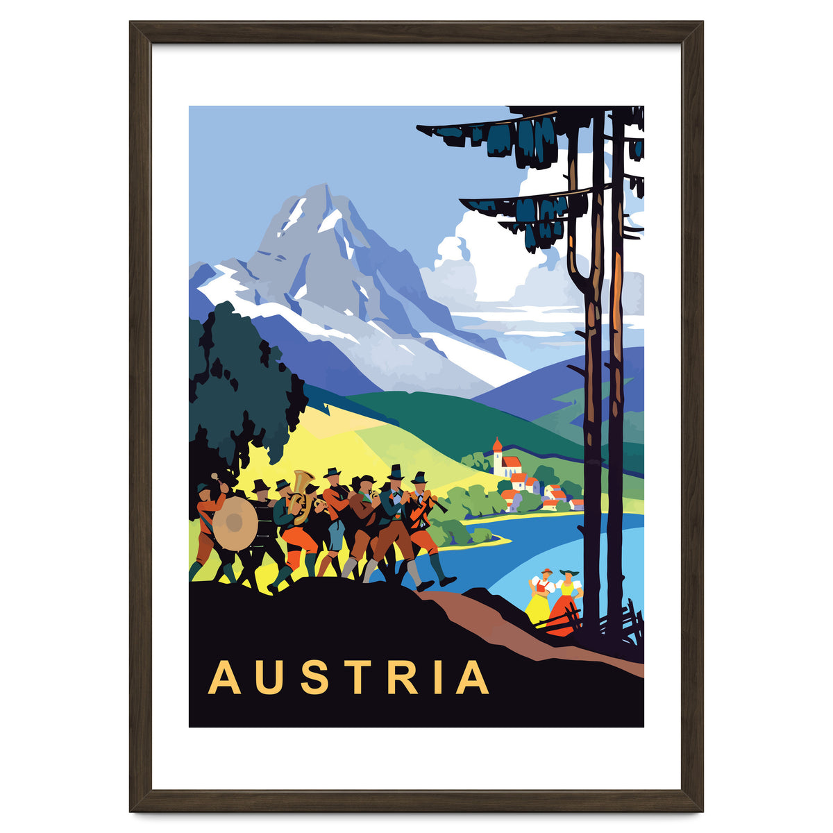 Austria, Music Orchestra on Picnic