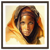 Watercolor Tuareg Woman #11